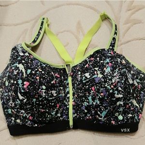 Victoria's Secret VSX front zipper sports bra